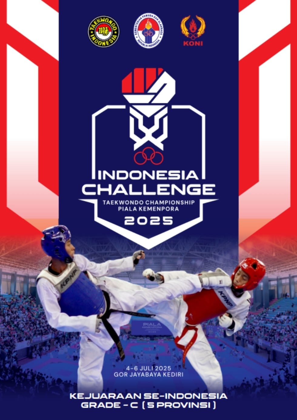 Ajang Pertarungan Prestasi Taekwondo di Tanah Air Taekwondo Indonesia Dojang mahertcsemarang
